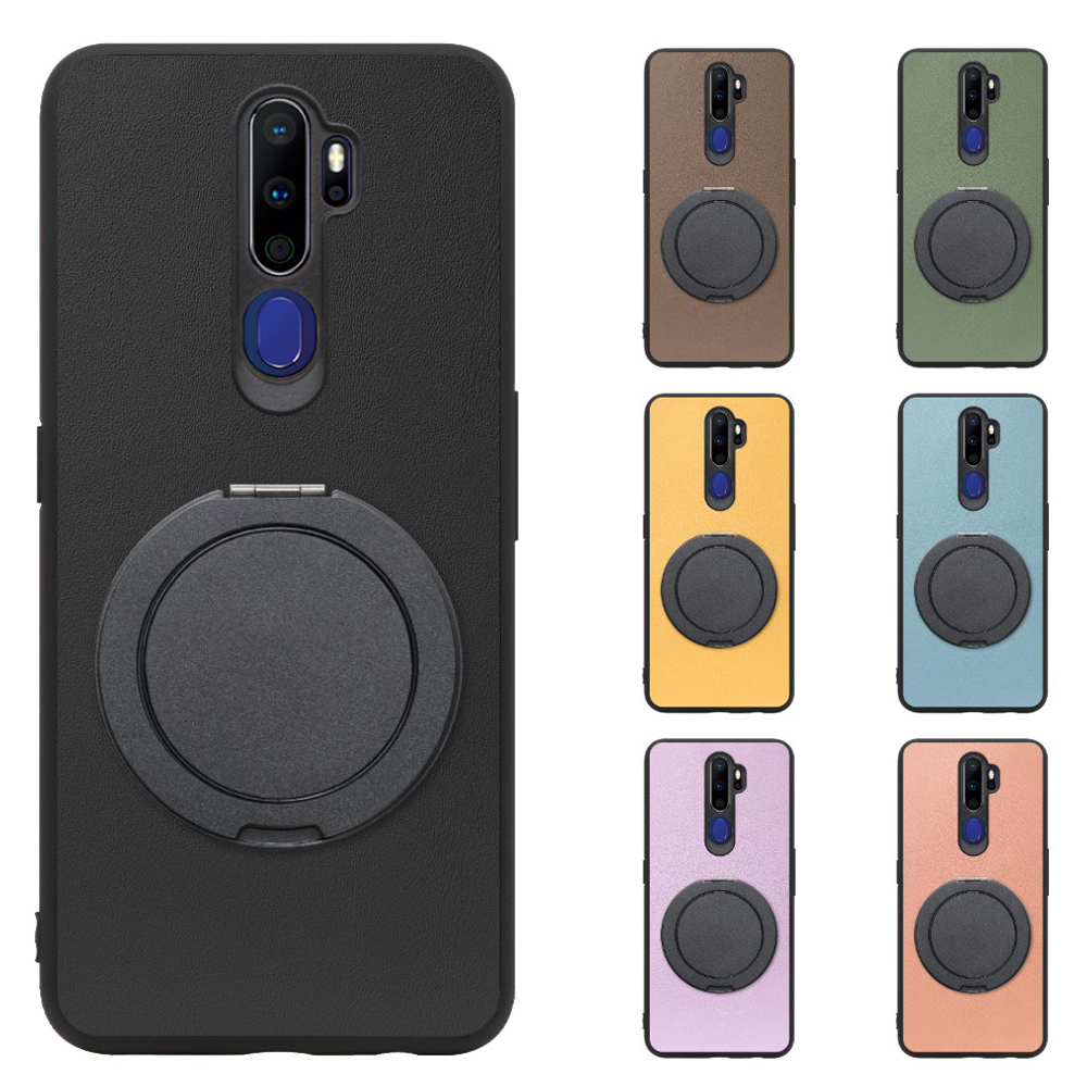 [ LOOF RING-SHELL (シンプル Ver.) ] OPPO A5 2020 a52020 oppoa5 スマホケース 背面 ケース カバー ハードケース スマホリング リング付き 本革 ストラップホール [ OPPO A5 2020 ]