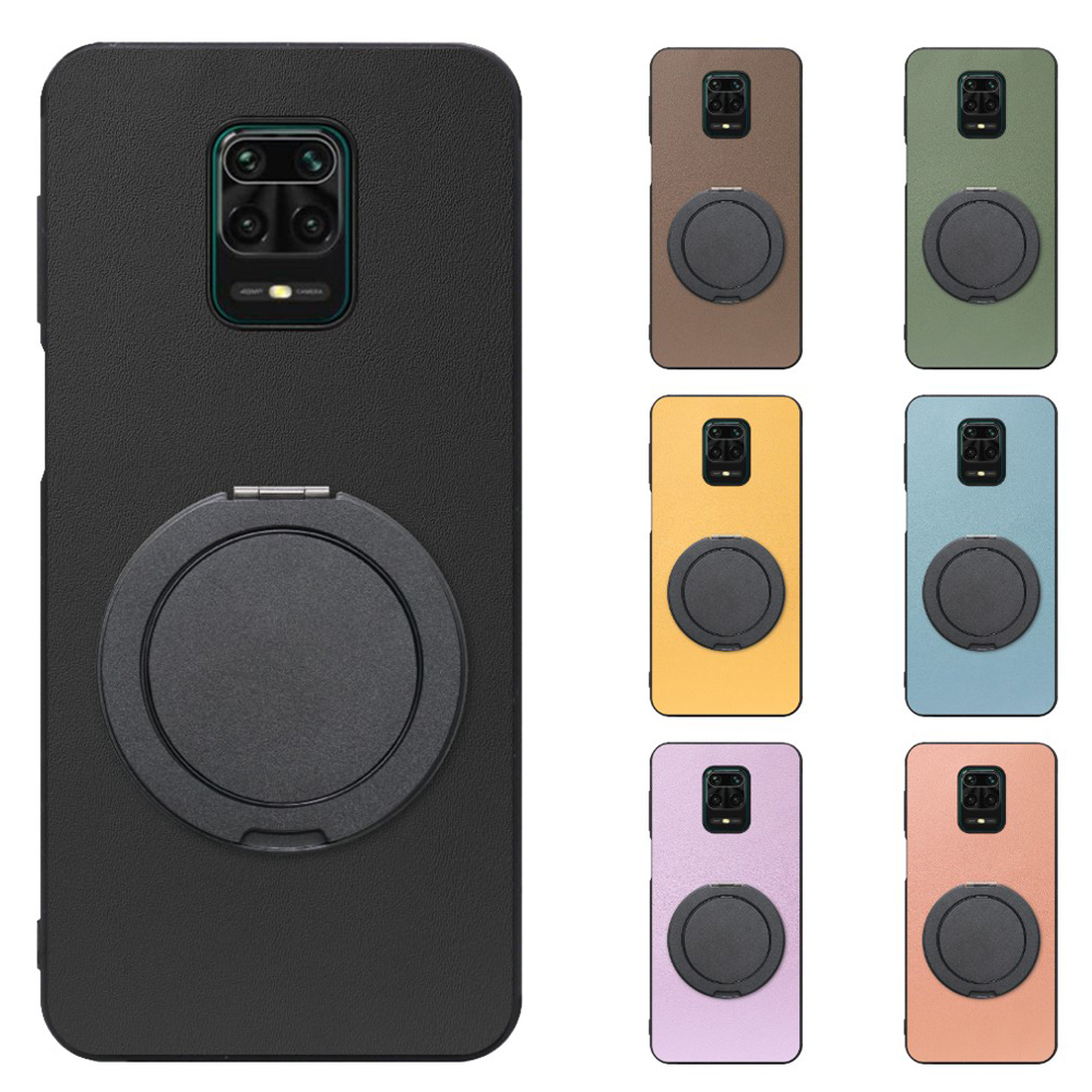 [ LOOF RING-SHELL (シンプル Ver.) ] Xiaomi Redmi Note 9S redminote9s note9S redminote スマホケース 背面 ケース カバー ハードケース スマホリング リング付き 本革 ストラップホール [ Redmi Note 9S ]