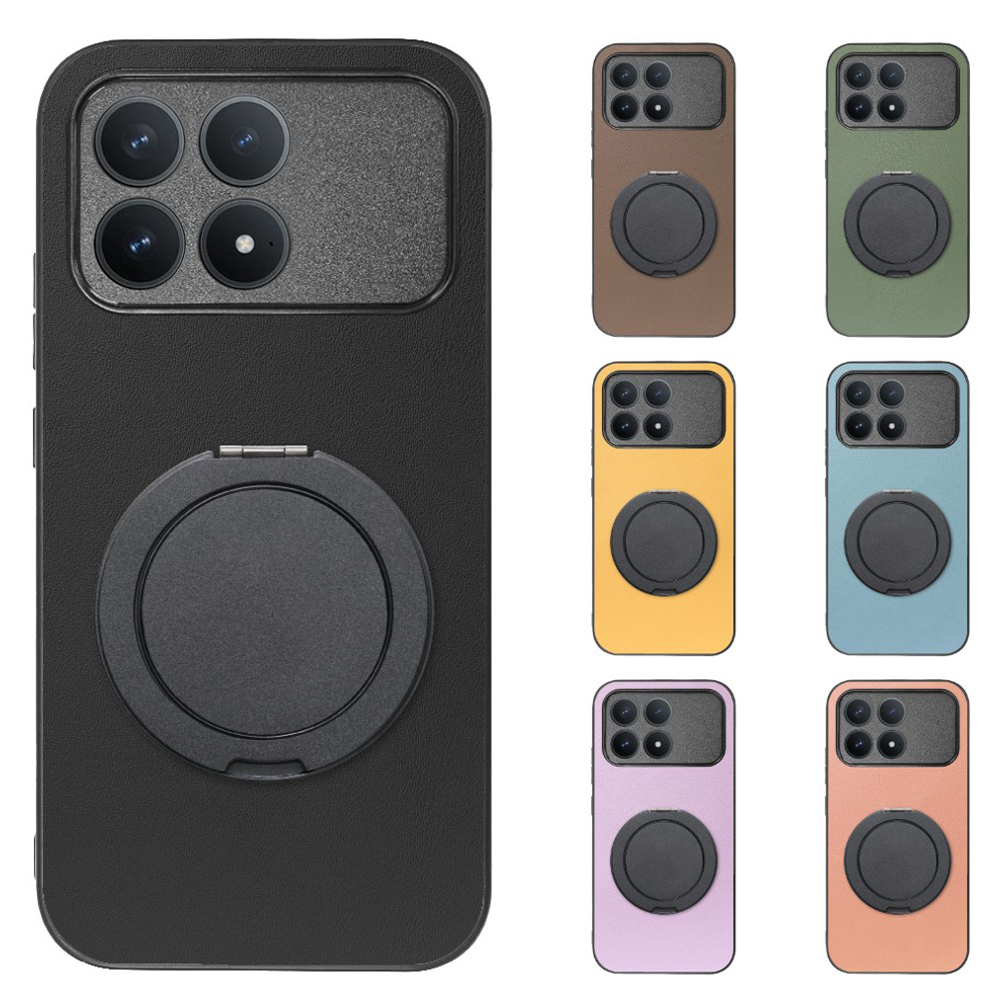 [ LOOF RING-SHELL (シンプル Ver.) ] POCO F8 Pro Xiaomi スマホケース 背面 ケース カバー ハードケース スマホリング リング付き 本革 ストラップホール [ POCO F8 Pro ]