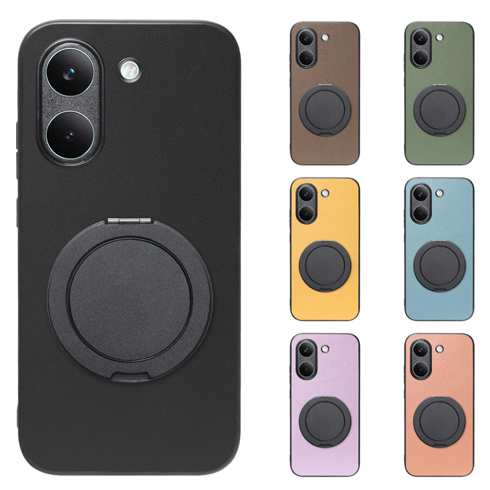 [ LOOF RING-SHELL (シンプル Ver.) ] POCO X8 Pro Xiaomi シャオミ スマホケース 背面 ケース カバー ハードケース スマホリング リング付き 本革 ストラップホール [ POCO X8 Pro ]