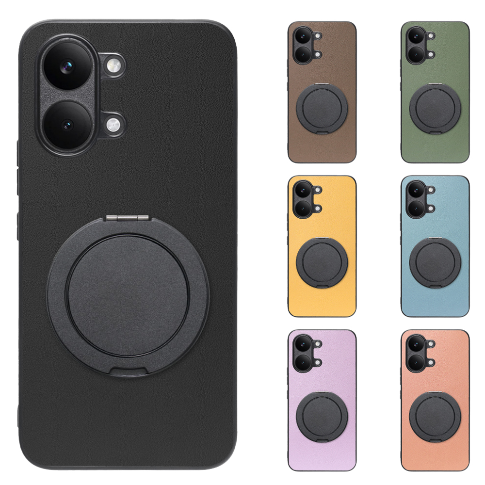 [ LOOF RING-SHELL (シンプル Ver.) ] POCO X8 Pro Max Xiaomi シャオミ スマホケース 背面 ケース カバー ハードケース スマホリング リング付き 本革 ストラップホール [ POCO X8 Pro Max ]