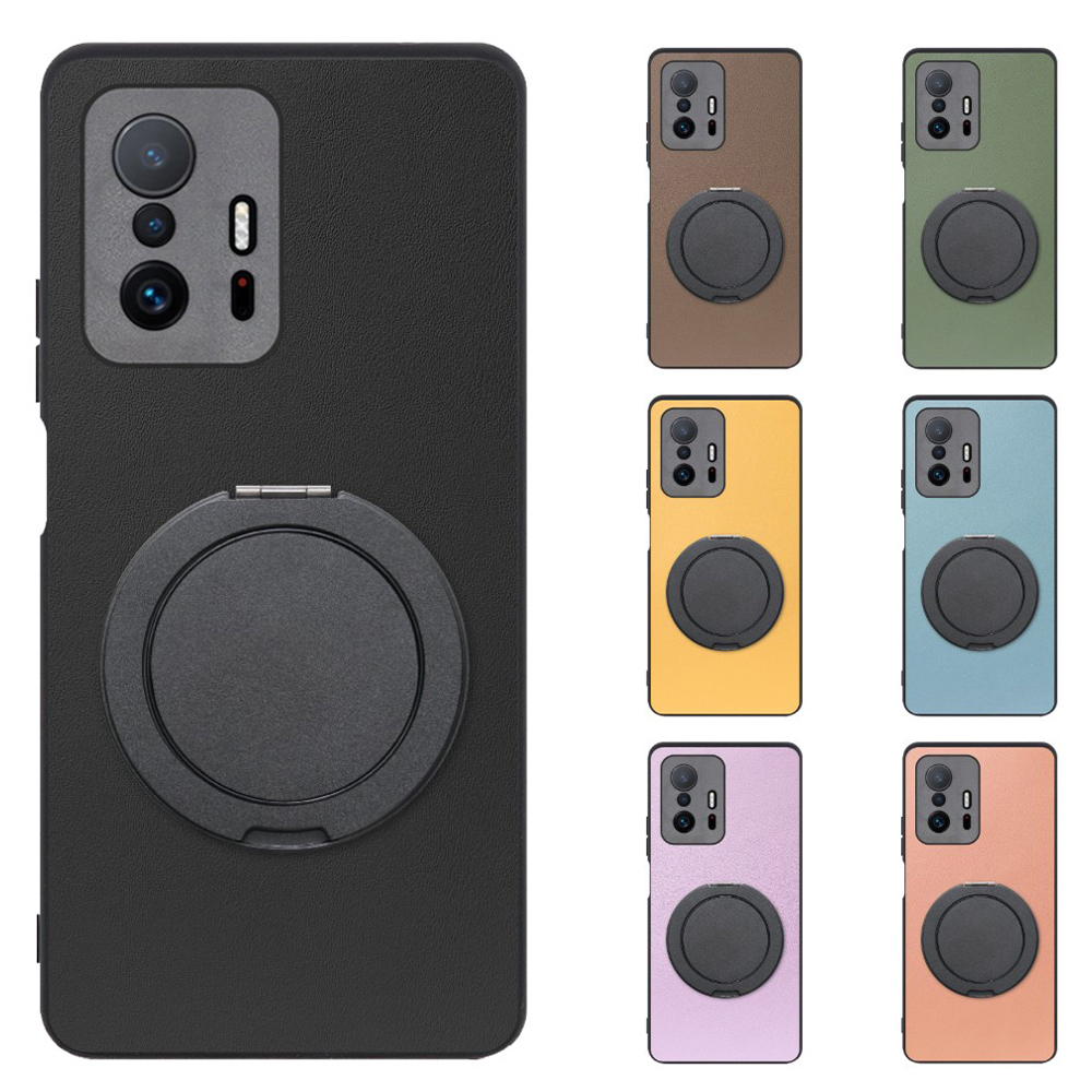 [ LOOF RING-SHELL (シンプル Ver.) ] Xiaomi 11T / 11T Pro xiaomi11t xiaomi11tpro 11tpro スマホケース 背面 ケース カバー ハードケース スマホリング リング付き 本革 ストラップホール [ Xiaomi 11T / 11T Pro ]