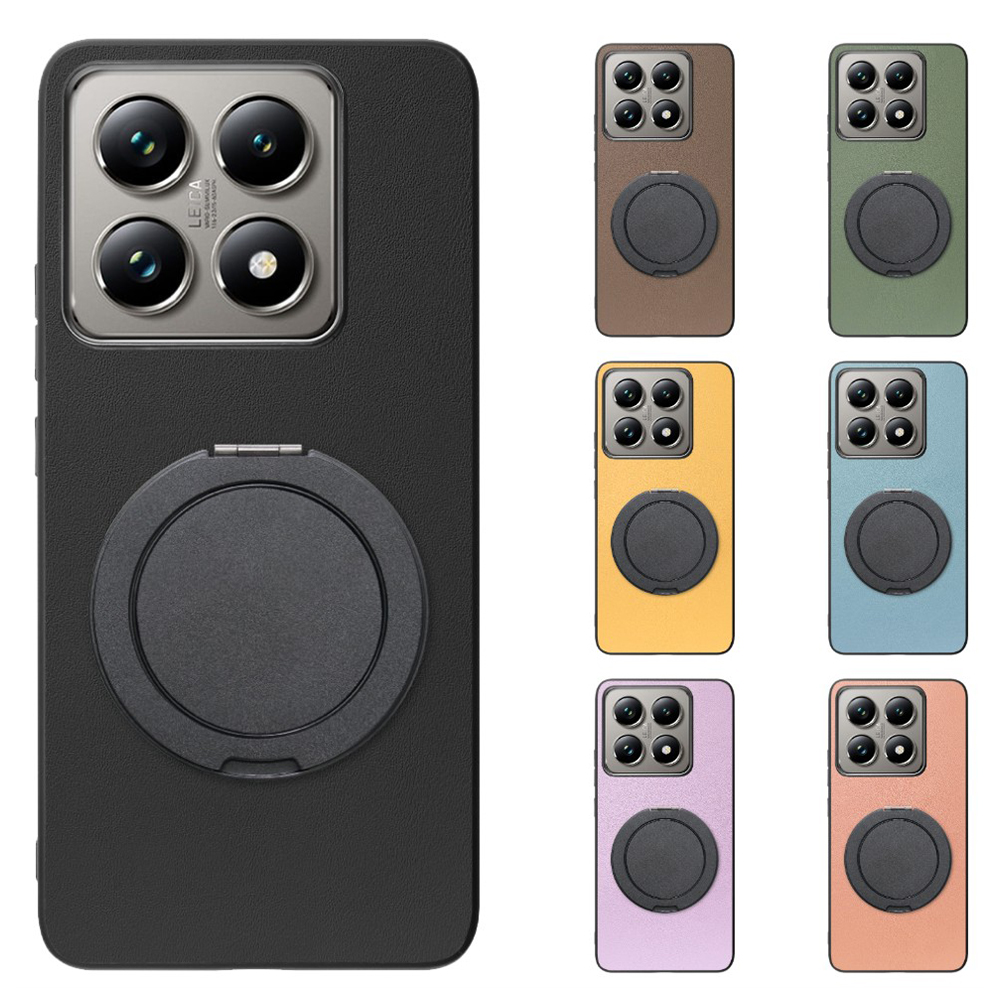 [ LOOF RING-SHELL (シンプル Ver.) ] Xiaomi 14T Pro  14TPro スマホケース 背面 ケース カバー ハードケース スマホリング リング付き 本革 ストラップホール [ Xiaomi 14T Pro  ]