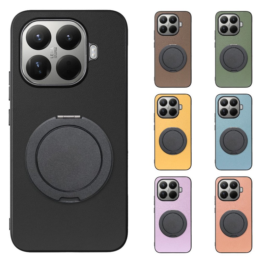 [ LOOF RING-SHELL (シンプル Ver.) ] Xiaomi 15T Pro シャオミ 15T Pro スマホケース 背面 ケース カバー ハードケース スマホリング リング付き 本革 ストラップホール [ Xiaomi 15T Pro ]