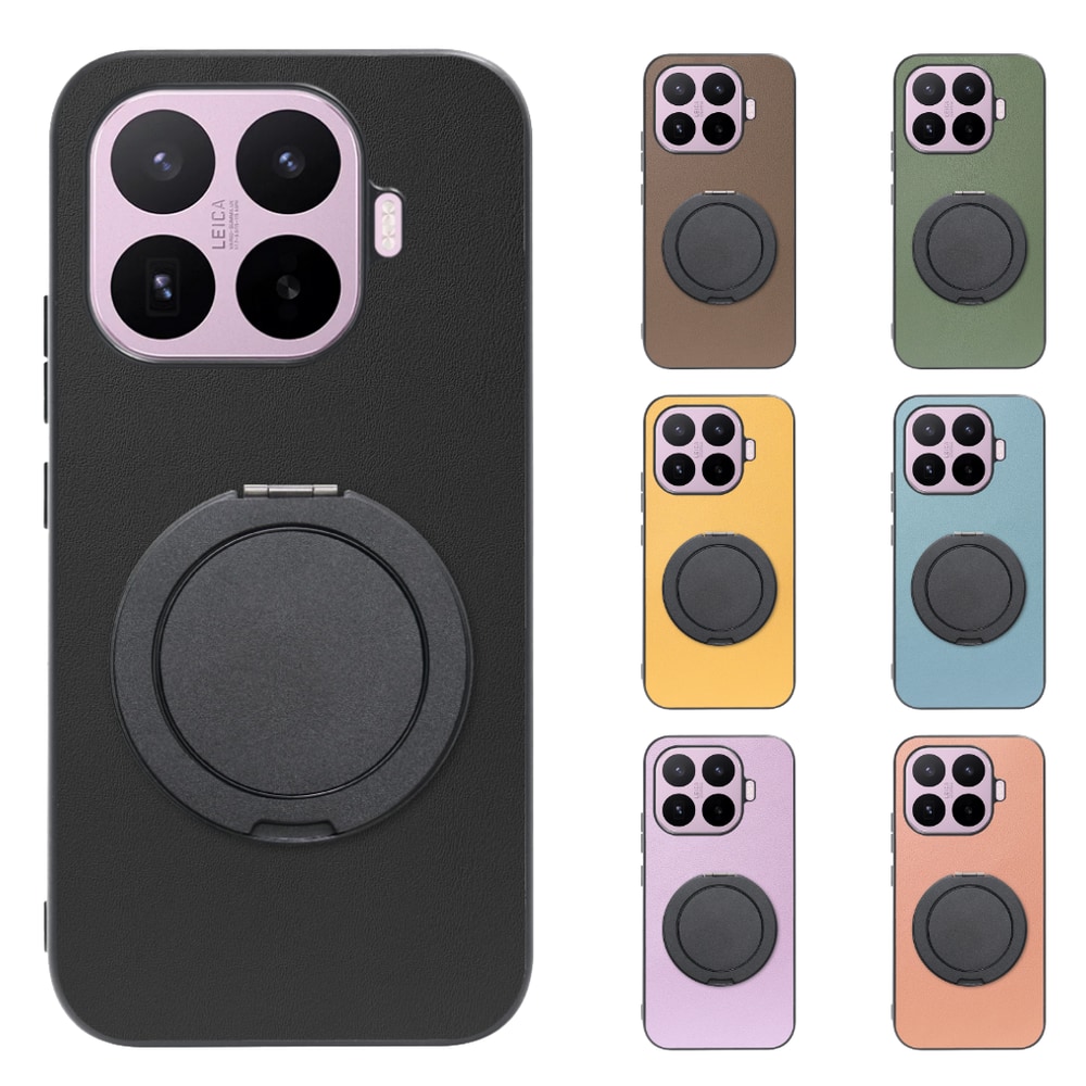 [ LOOF RING-SHELL (シンプル Ver.) ] Xiaomi 17T シャオミ スマホケース 背面 ケース カバー ハードケース スマホリング リング付き 本革 ストラップホール [ Xiaomi 17T ]