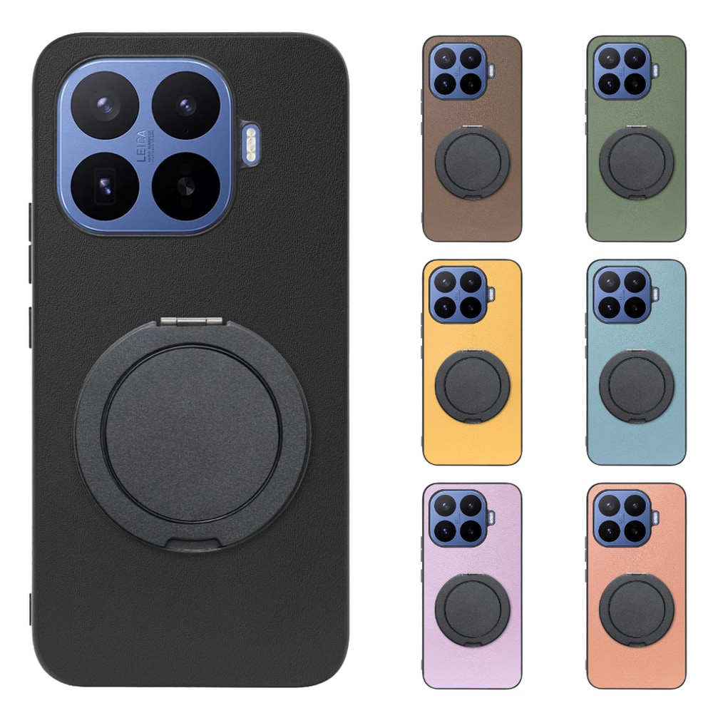 [ LOOF RING-SHELL (シンプル Ver.) ] Xiaomi 17T Pro シャオミ スマホケース 背面 ケース カバー ハードケース スマホリング リング付き 本革 ストラップホール [ Xiaomi 17T Pro ]