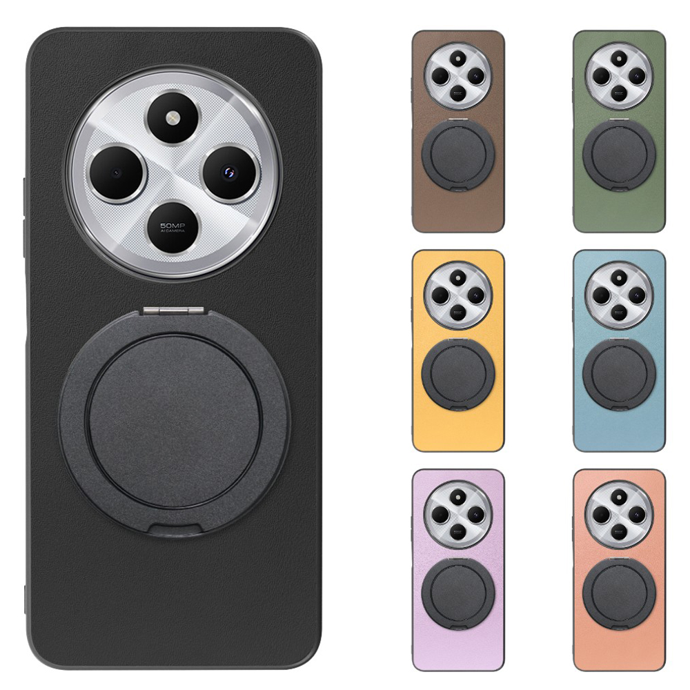 [ LOOF RING-SHELL (シンプル Ver.) ] Xiaomi Redmi 14C 14C Redmi14C スマホケース 背面 ケース カバー ハードケース スマホリング リング付き 本革 ストラップホール [ Xiaomi Redmi 14C ]