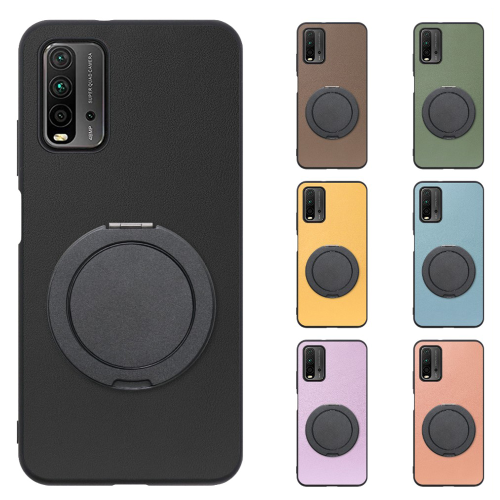 [ LOOF RING-SHELL (シンプル Ver.) ] Xiaomi Redmi 9T redmi9t スマホケース 背面 ケース カバー ハードケース スマホリング リング付き 本革 ストラップホール [ Redmi 9T ]