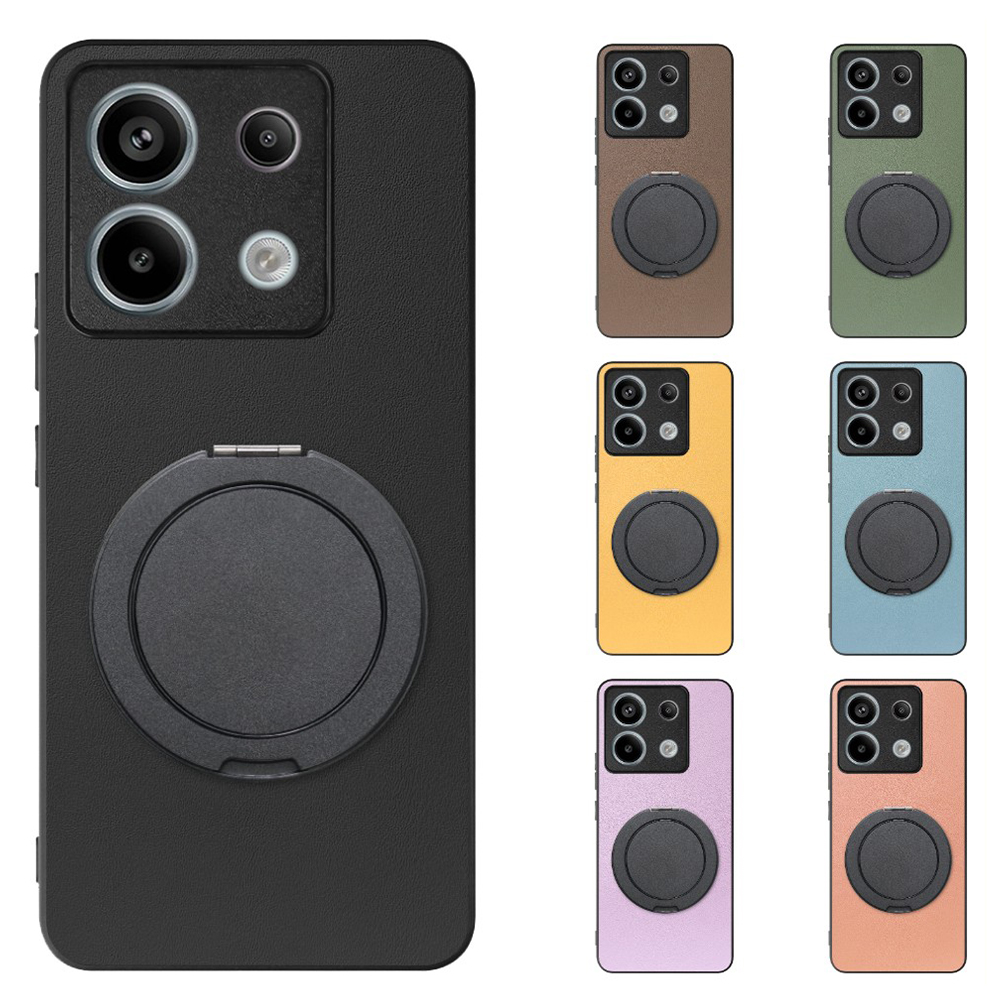 [ LOOF RING-SHELL (シンプル Ver.) ] Redmi Note 13 Pro 5G  スマホケース 背面 ケース カバー ハードケース スマホリング リング付き 本革 ストラップホール [ Redmi Note 13 Pro 5G ]