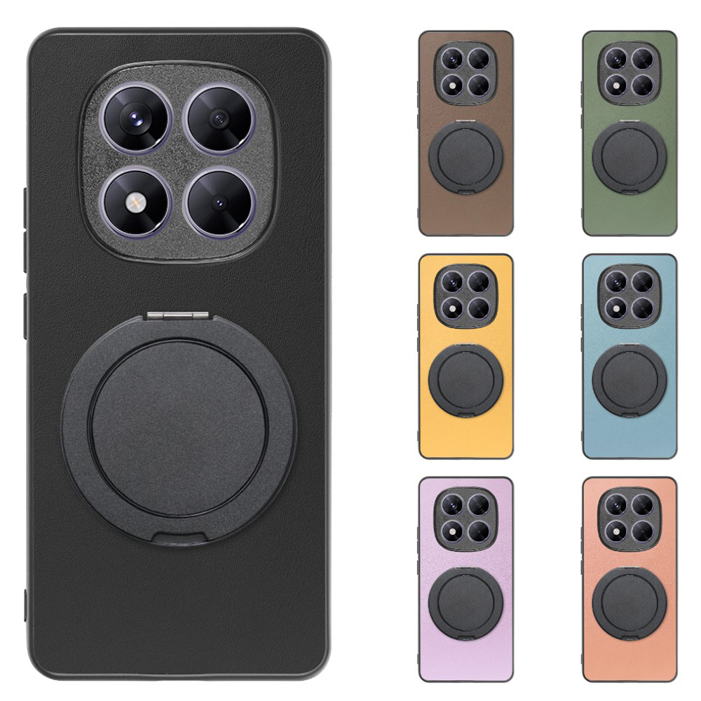 [ LOOF RING-SHELL (シンプル Ver.) ] Redmi Note 14 Pro 5G Xiaomi シャオミ スマホケース 背面 ケース カバー ハードケース スマホリング リング付き 本革 ストラップホール [ Redmi Note 14 Pro 5G ]