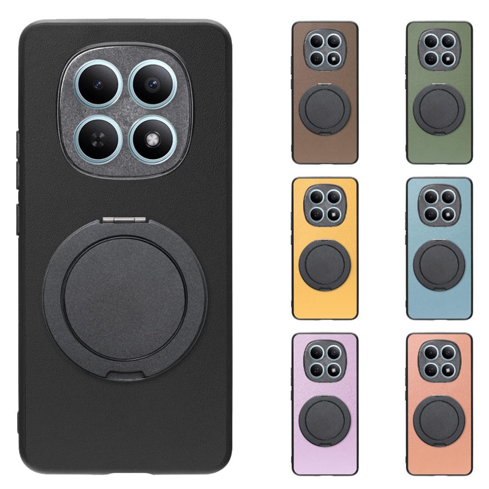 [ LOOF RING-SHELL (シンプル Ver.) ] POCO M8 5G Xiaomi 25118PC98G スマホケース 背面 ケース カバー ハードケース スマホリング リング付き 本革 ストラップホール [ POCO M8 5G ]