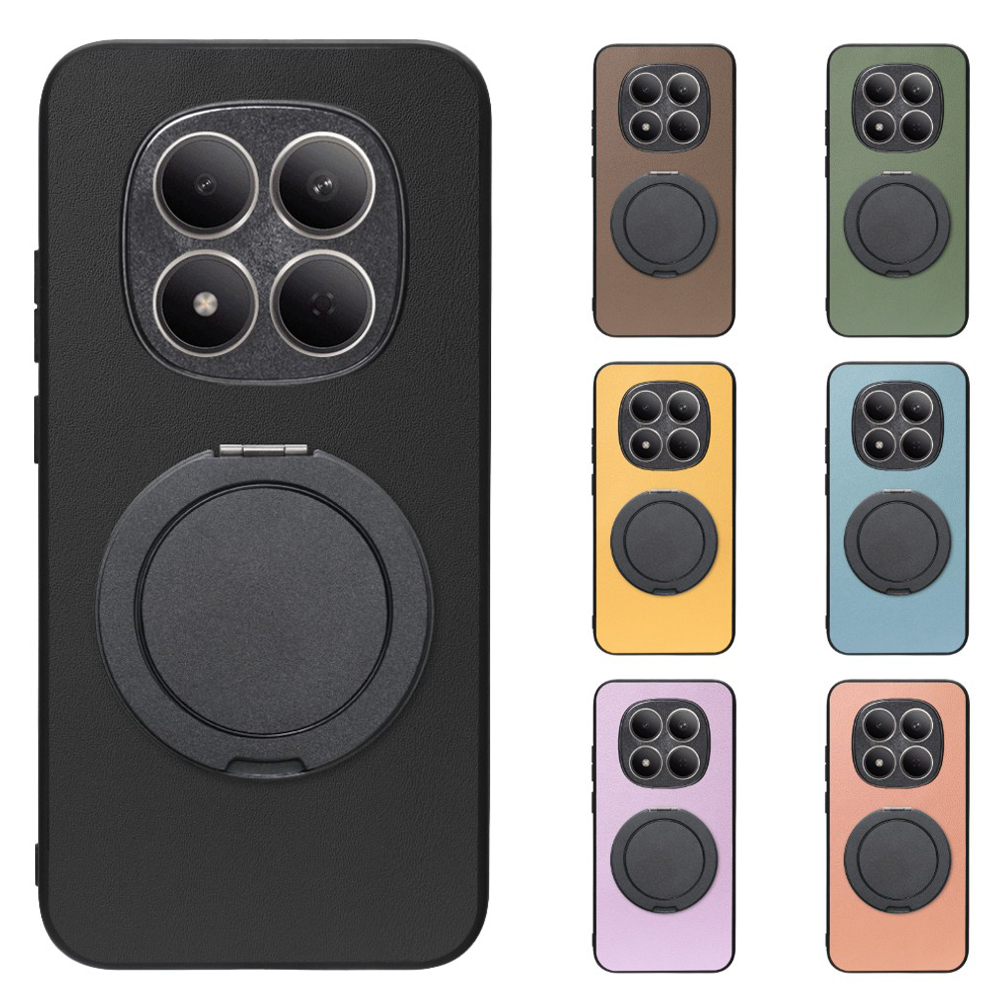 [ LOOF RING-SHELL (シンプル Ver.) ] REDMI Note 15 Pro 5G Xiaomi スマホケース 背面 ケース カバー ハードケース スマホリング リング付き 本革 ストラップホール [ REDMI Note 15 Pro 5G ]