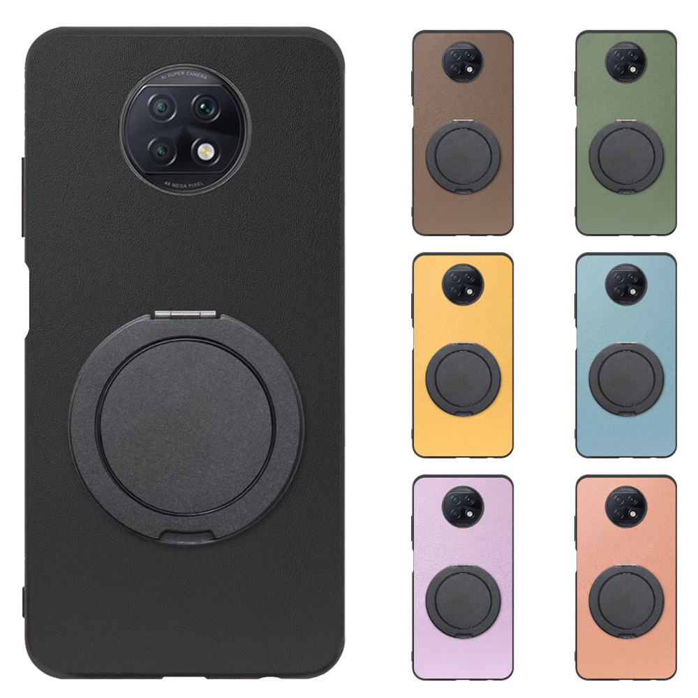 [ LOOF RING-SHELL (シンプル Ver.) ] Xiaomi Redmi Note 9T redminote9t redminote note9t スマホケース 背面 ケース カバー ハードケース スマホリング リング付き 本革 ストラップホール [ Redmi Note 9T ]