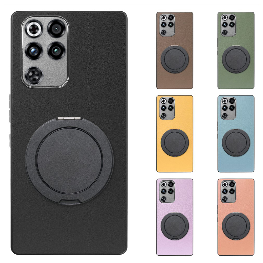 [ LOOF RING-SHELL (シンプル Ver.) ] REDMAGIC 11 Pro NX809J ZTE nubia スマホケース 背面 ケース カバー ハードケース スマホリング リング付き 本革 ストラップホール [ REDMAGIC 11 Pro ]