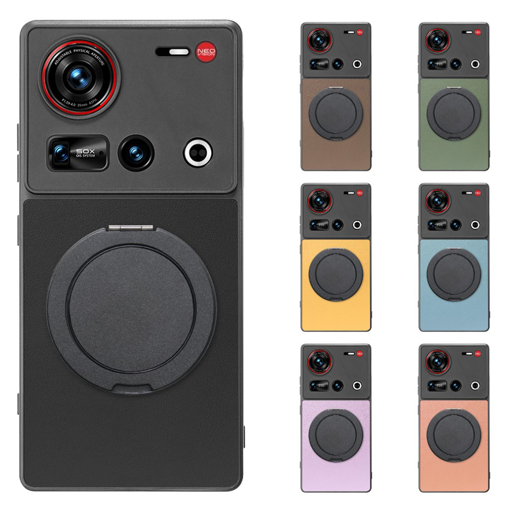 [ LOOF RING-SHELL (シンプル Ver.) ] nubia Z70 Ultra ZTE スマホケース 背面 ケース カバー ハードケース スマホリング リング付き 本革 ストラップホール [ nubia Z70 Ultra / Z70S Ultra ]