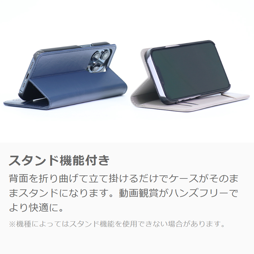 [ LOOF ROYALE ] arrows We3 F-52G スマホケース ケース カバー 手帳型ケース カード収納 マグネット付き 本革 ベルトなし [ arrows We3 ]