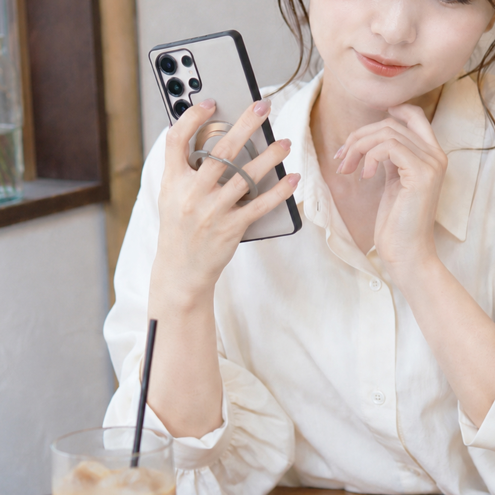 [ LOOF CASUAL MAG-RING Series ] Google Pixel 11  スマホケース 背面 ケース カバー ハードケース マグネット内蔵の薄型多機能リング付　スタンド [ Google Pixel 11 ]