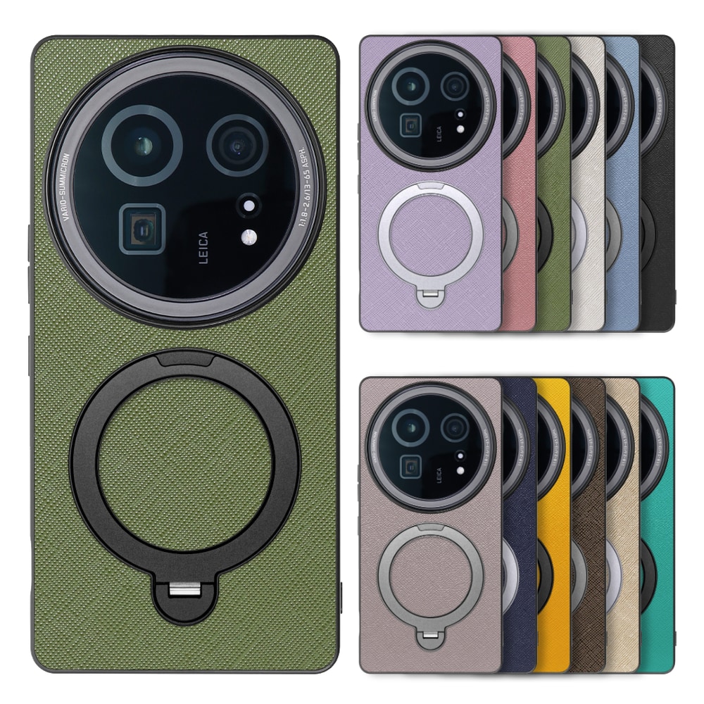 [ LOOF CASUAL MAG-RING Series ] AQUOS R9 pro SH-54E スマホケース 背面 ケース カバー ハードケース マグネット内蔵の薄型多機能リング付 スタンド [ AQUOS R9 pro ]