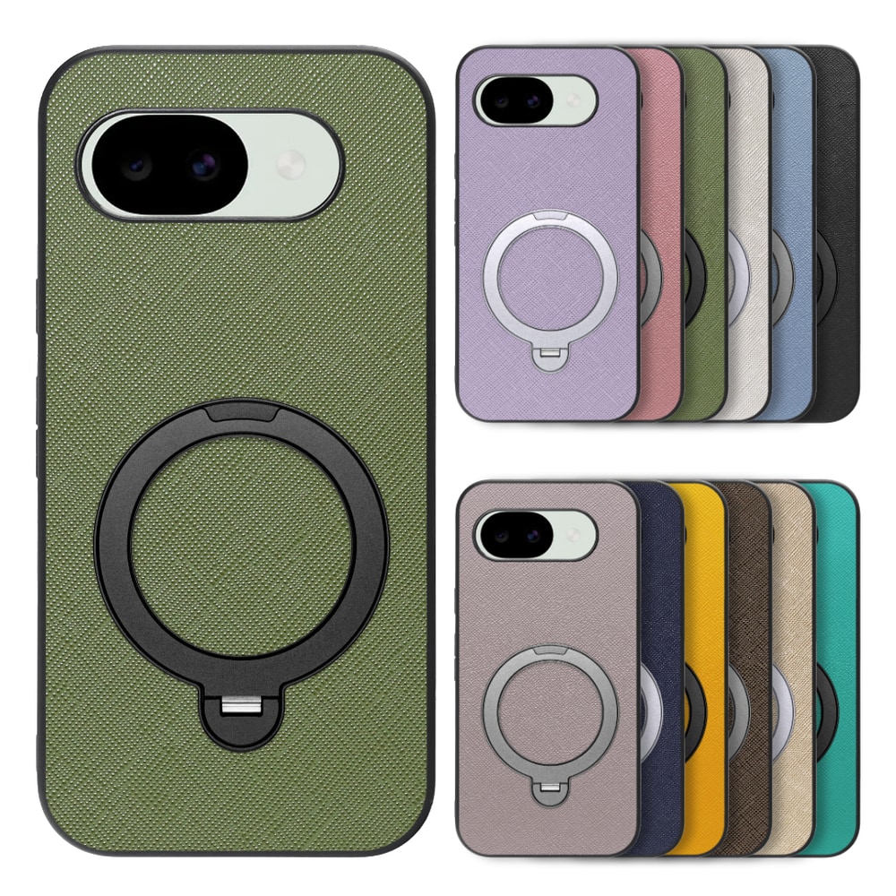 [ LOOF CASUAL MAG-RING Series ] Google Pixel 10a グーグル ピクセル スマホケース 背面 ケース カバー ハードケース マグネット内蔵の薄型多機能リング付 スタンド [ Google Pixel 10a ]