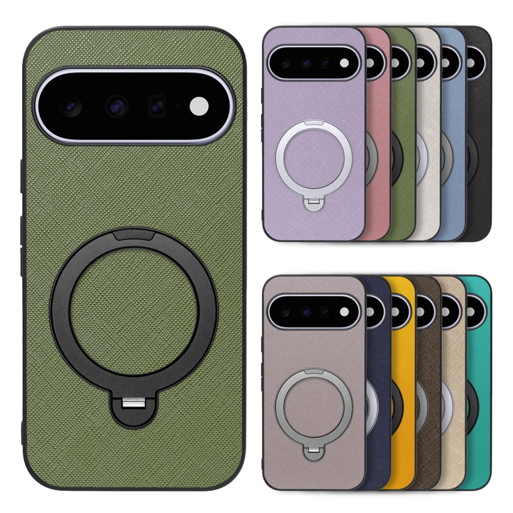 [ LOOF CASUAL MAG-RING Series ] Google Pixel 11  スマホケース 背面 ケース カバー ハードケース マグネット内蔵の薄型多機能リング付　スタンド [ Google Pixel 11 ]