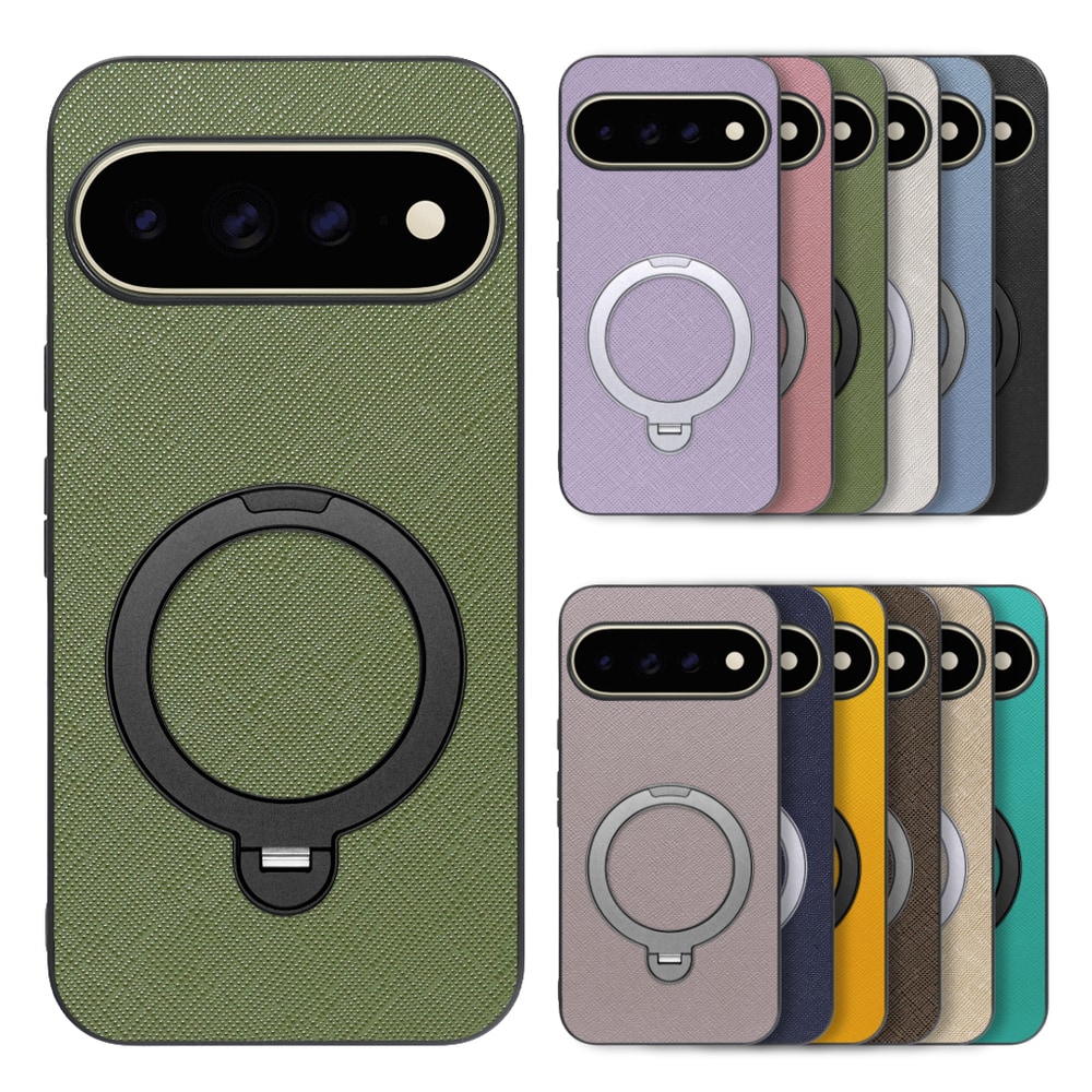 [ LOOF CASUAL MAG-RING Series ] Google Pixel 11 Pro XL  スマホケース 背面 ケース カバー ハードケース マグネット内蔵の薄型多機能リング付　スタンド [ Google Pixel 11 Pro XL ]