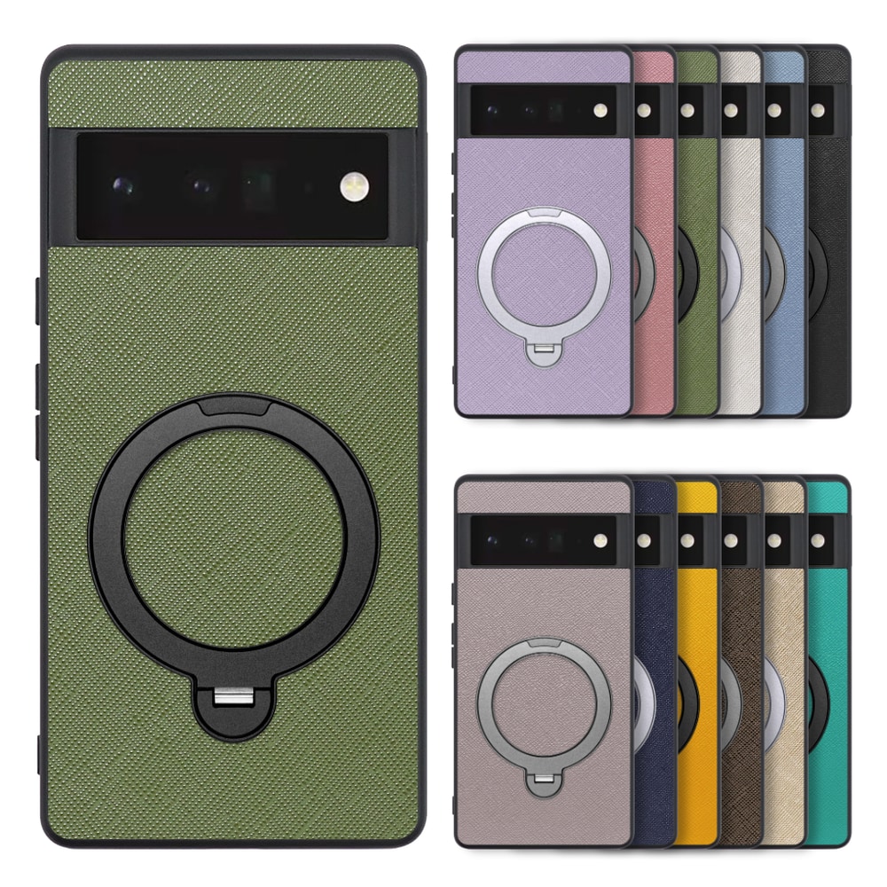 [ LOOF CASUAL MAG-RING Series ] Google Pixel 6 Pro Googlepixel6pro 6pro プロ ピクセル6pro スマホケース 背面 ケース カバー ハードケース マグネット内蔵の薄型多機能リング付 スタンド [ Google Pixel 6 Pro ]