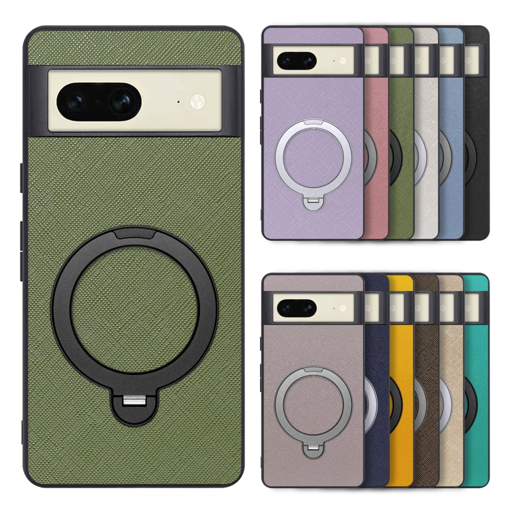 [ LOOF CASUAL MAG-RING Series ] Google pixel 7 googlepixel7 pixel7 ピクセル7 スマホケース 背面 ケース カバー ハードケース マグネット内蔵の薄型多機能リング付 スタンド [ Google Pixel 7 ]