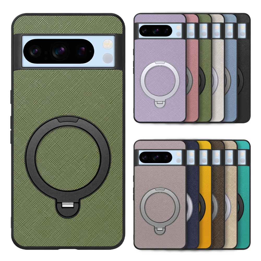 [ LOOF CASUAL MAG-RING Series ] Google pixel 8 Pro googlepixel8pro Pixel8 8Pro プロ ピクセル8Pro スマホケース 背面 ケース カバー ハードケース マグネット内蔵の薄型多機能リング付 スタンド [ Google Pixel 8 Pro ]