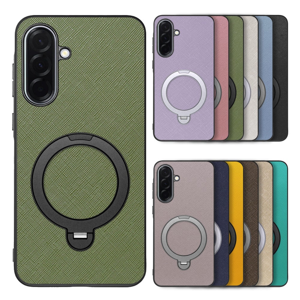 [ LOOF CASUAL MAG-RING Series ] Galaxy A36 5G SC-54F スマホケース 背面 ケース カバー ハードケース マグネット内蔵の薄型多機能リング付 スタンド [ Galaxy A36 5G ]