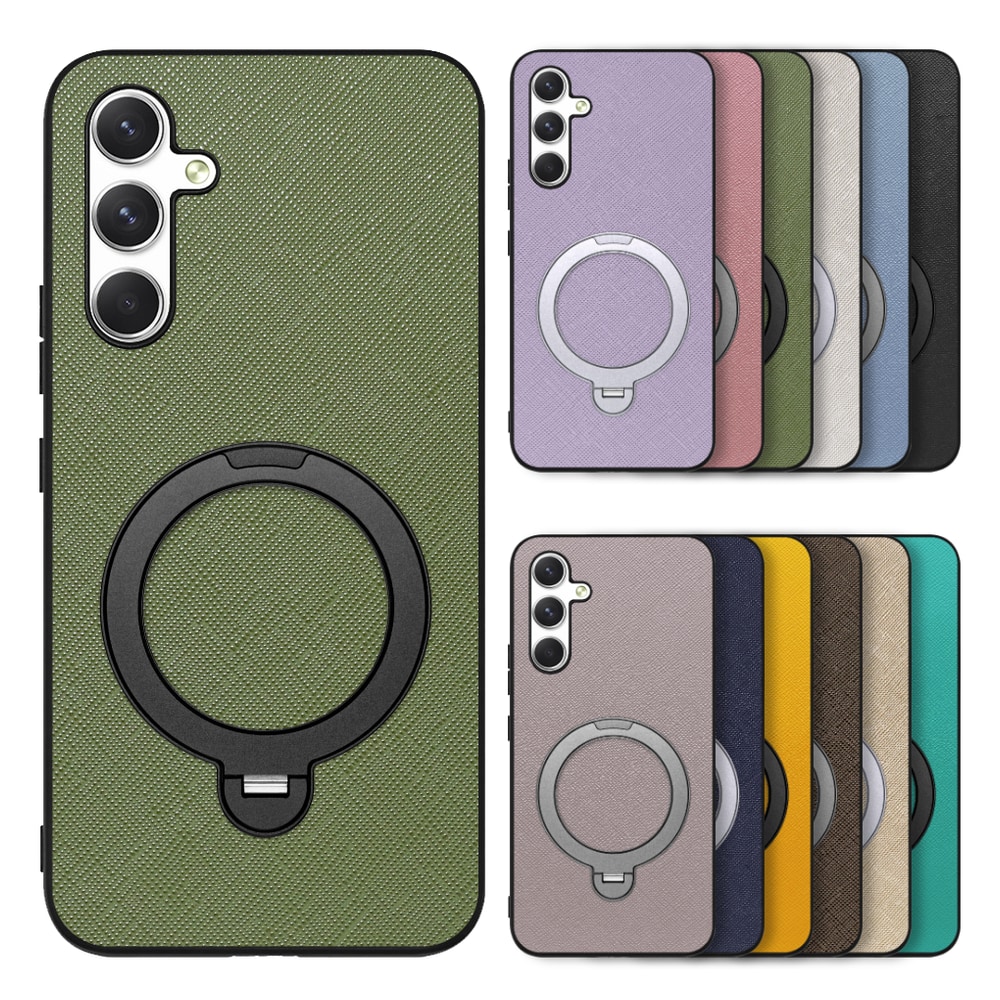 [ LOOF CASUAL MAG-RING Series ] Galaxy A54 5G  スマホケース 背面 ケース カバー ハードケース マグネット内蔵の薄型多機能リング付 スタンド [ Galaxy A54 5G ]