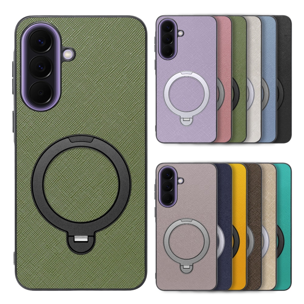 [ LOOF CASUAL MAG-RING Series ] Galaxy A57 5G SC-54G SCG39 SM-A576Z SM-A576C スマホケース 背面 ケース カバー ハードケース マグネット内蔵の薄型多機能リング付 スタンド [ Galaxy A57 5G ]