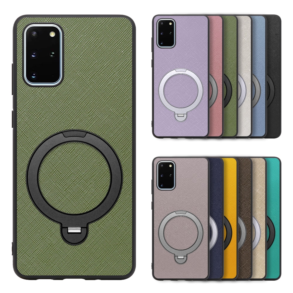 [ LOOF CASUAL MAG-RING Series ] Galaxy S20+ 5G SC-52A / SCG02 s20plus S20 plus s20プラス s20+5g s20plus5g スマホケース 背面 ケース カバー ハードケース マグネット内蔵の薄型多機能リング付 スタンド [ Galaxy S20+ 5G ]