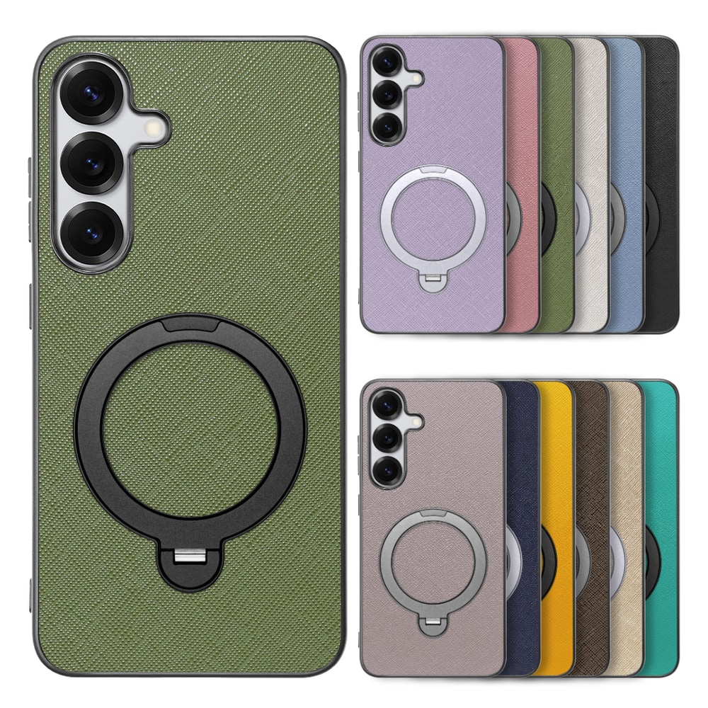 [ LOOF CASUAL MAG-RING Series ] Galaxy S25 SC-51F スマホケース 背面 ケース カバー ハードケース マグネット内蔵の薄型多機能リング付 スタンド [ Galaxy S25 ]