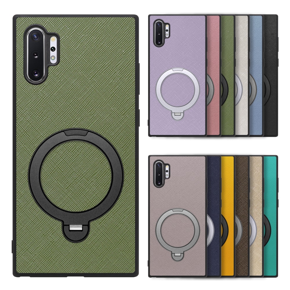 [ LOOF CASUAL MAG-RING Series ] Galaxy Note10+ SC-01M / SCV45 note10+ note10plus note10 plus スマホケース 背面 ケース カバー ハードケース マグネット内蔵の薄型多機能リング付 スタンド [ Galaxy Note10+ ]