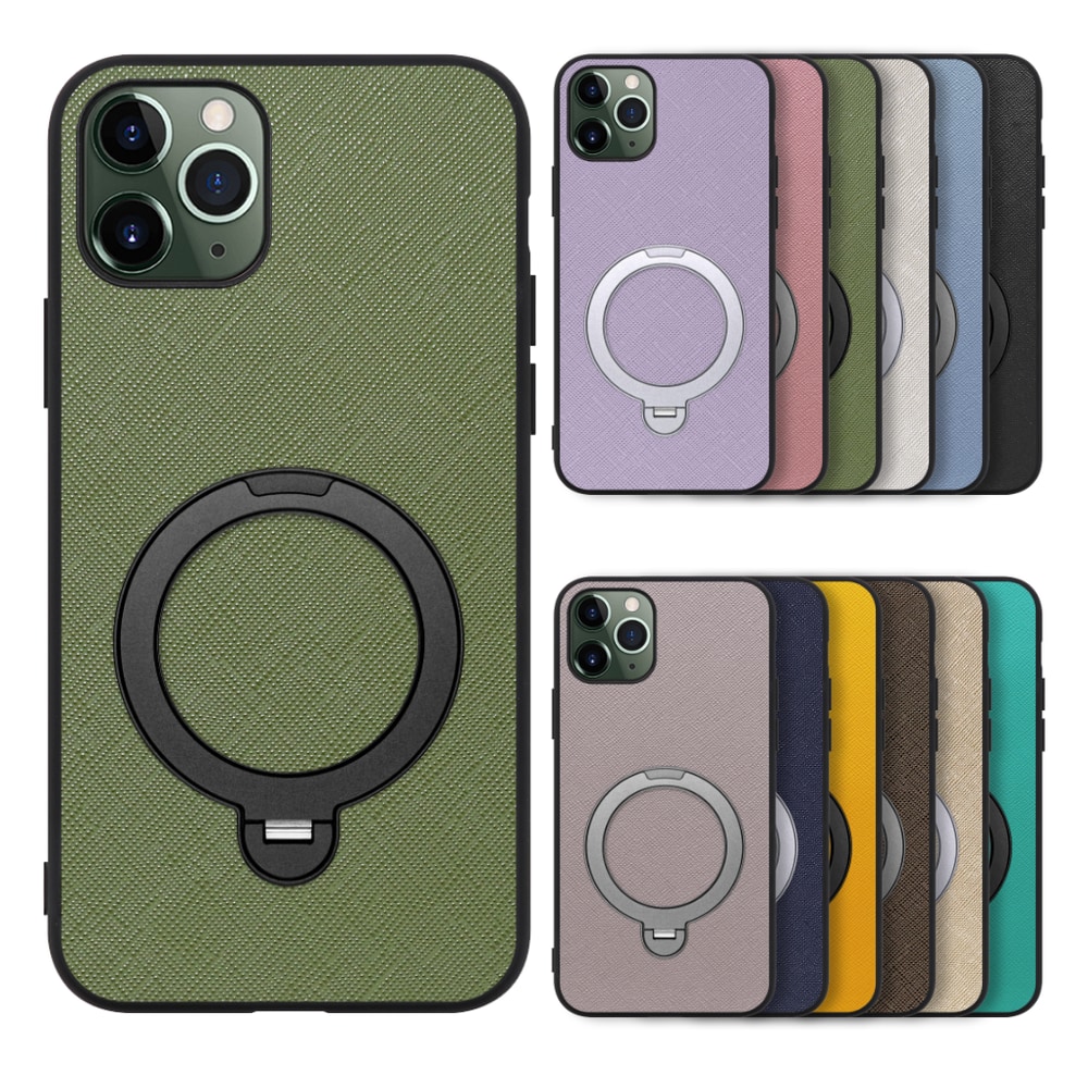 [ LOOF CASUAL MAG-RING Series ] iPhone 11 Pro iPhone11pro 11pro スマホケース 背面 ケース カバー ハードケース マグネット内蔵の薄型多機能リング付 スタンド [ iPhone 11 Pro ]