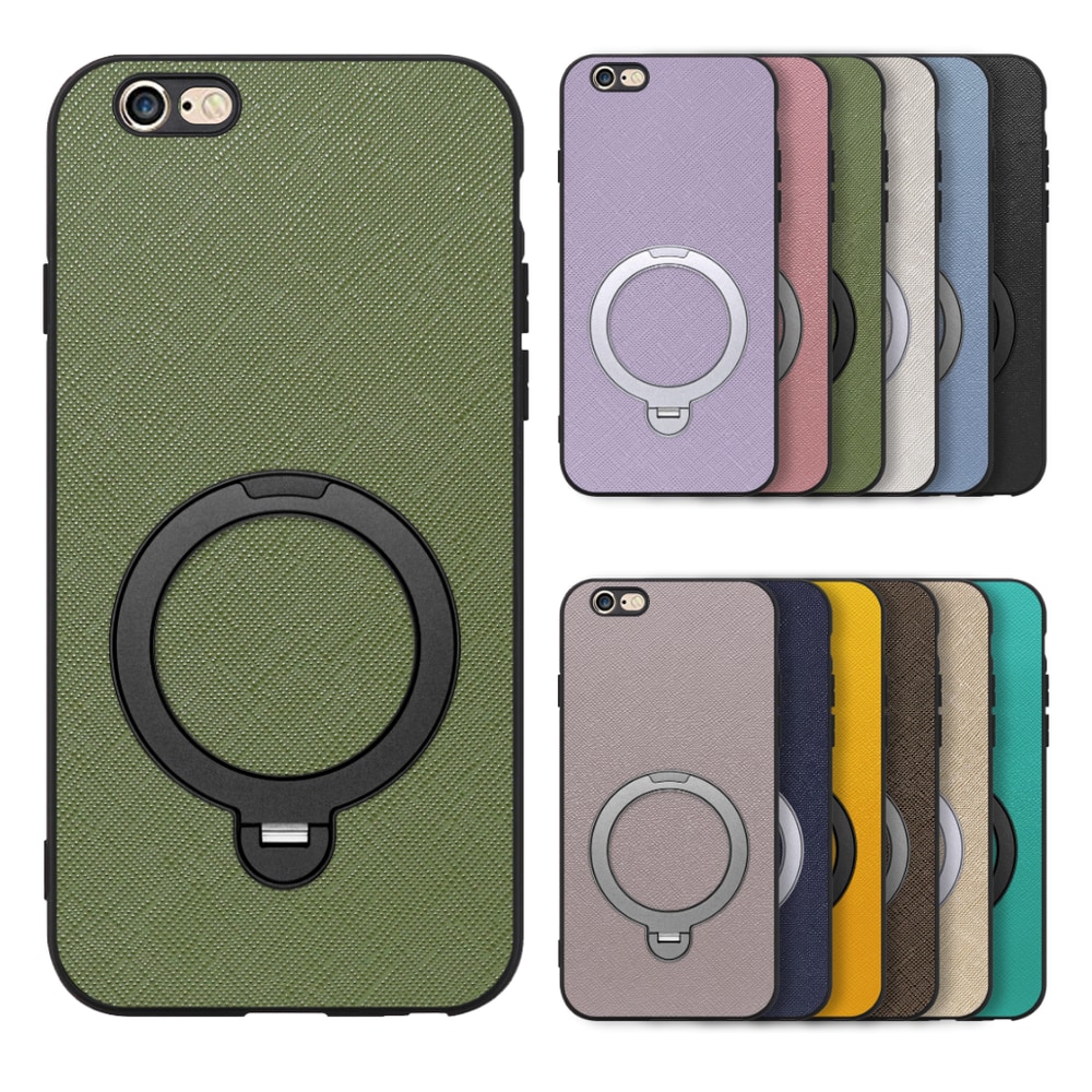 [ LOOF CASUAL MAG-RING Series ] iPhone 6 / 6s iphone6 iphone6s スマホケース 背面 ケース カバー ハードケース マグネット内蔵の薄型多機能リング付 スタンド [ iPhone 6 / 6s ]