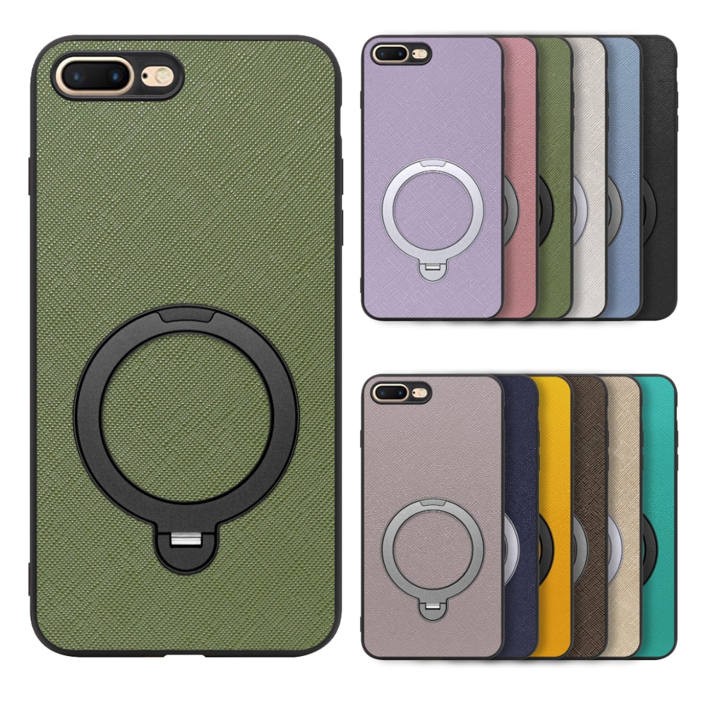 [ LOOF CASUAL MAG-RING Series ] iPhone 7 Plus / 8 Plus iphone7plus iphone8plus 7plus 8plus スマホケース 背面 ケース カバー ハードケース マグネット内蔵の薄型多機能リング付 スタンド [ iPhone 7 Plus / 8 Plus ]