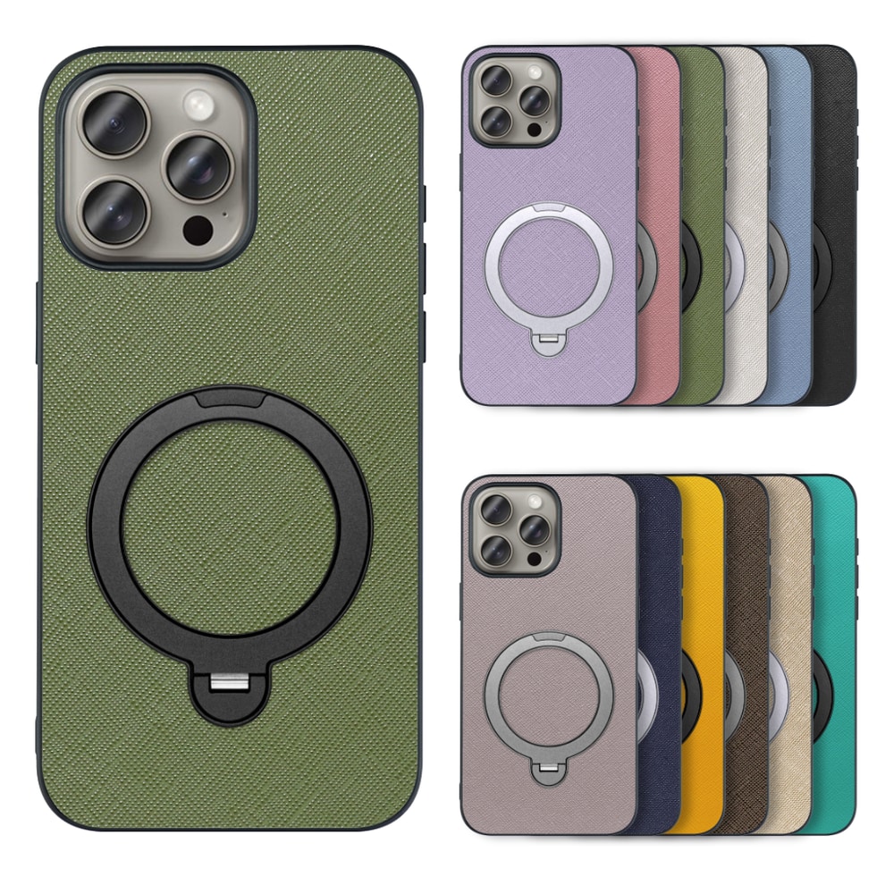 [ LOOF CASUAL MAG-RING Series ] iPhone 15 Pro Max iPhone15 Pro Max アイフォン15 プロ マックス iPhone 15 15ProMax アイフォン 15 スマホケース 背面 ケース カバー ハードケース マグネット内蔵の薄型多機能リング付 スタンド [ iPhone 15 Pro Max ]
