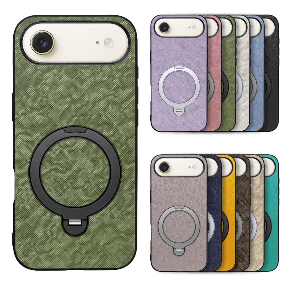 [ LOOF CASUAL MAG-RING Series ] iPhone Air iPhone Air アイフォン エア iPhoneAir スマホケース 背面 ケース カバー ハードケース マグネット内蔵の薄型多機能リング付 スタンド [ iPhone Air 用 ]