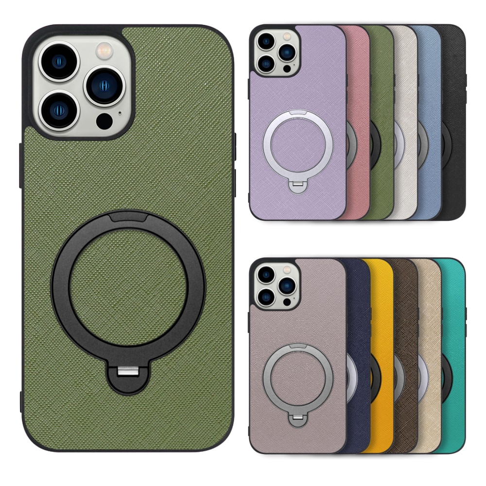 [ LOOF CASUAL MAG-RING Series ] iPhone 13 Pro Max iphone13promax 13promax promax プロマックス スマホケース 背面 ケース カバー ハードケース マグネット内蔵の薄型多機能リング付 スタンド [ iPhone 13 Pro Max ]