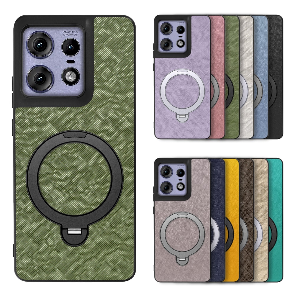[ LOOF CASUAL MAG-RING Series ] motorola edge 50 pro / 50s pro  スマホケース 背面 ケース カバー ハードケース マグネット内蔵の薄型多機能リング付 スタンド [ motorola edge 50 pro / 50s pro ]