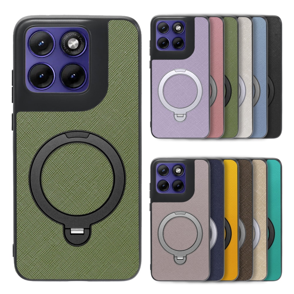 [ LOOF MAG-RING ] motorola edge 70 fusion  スマホケース 背面 ケース カバー ハードケース マグネット内蔵の薄型多機能リング付 スタンド [ motorola edge 70 fusion ]