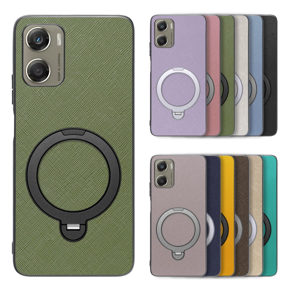 [ LOOF CASUAL MAG-RING Series ] moto g06 モトローラ XT2535-6 スマホケース 背面 ケース カバー ハードケース マグネット内蔵の薄型多機能リング付 スタンド [ moto g06 ]