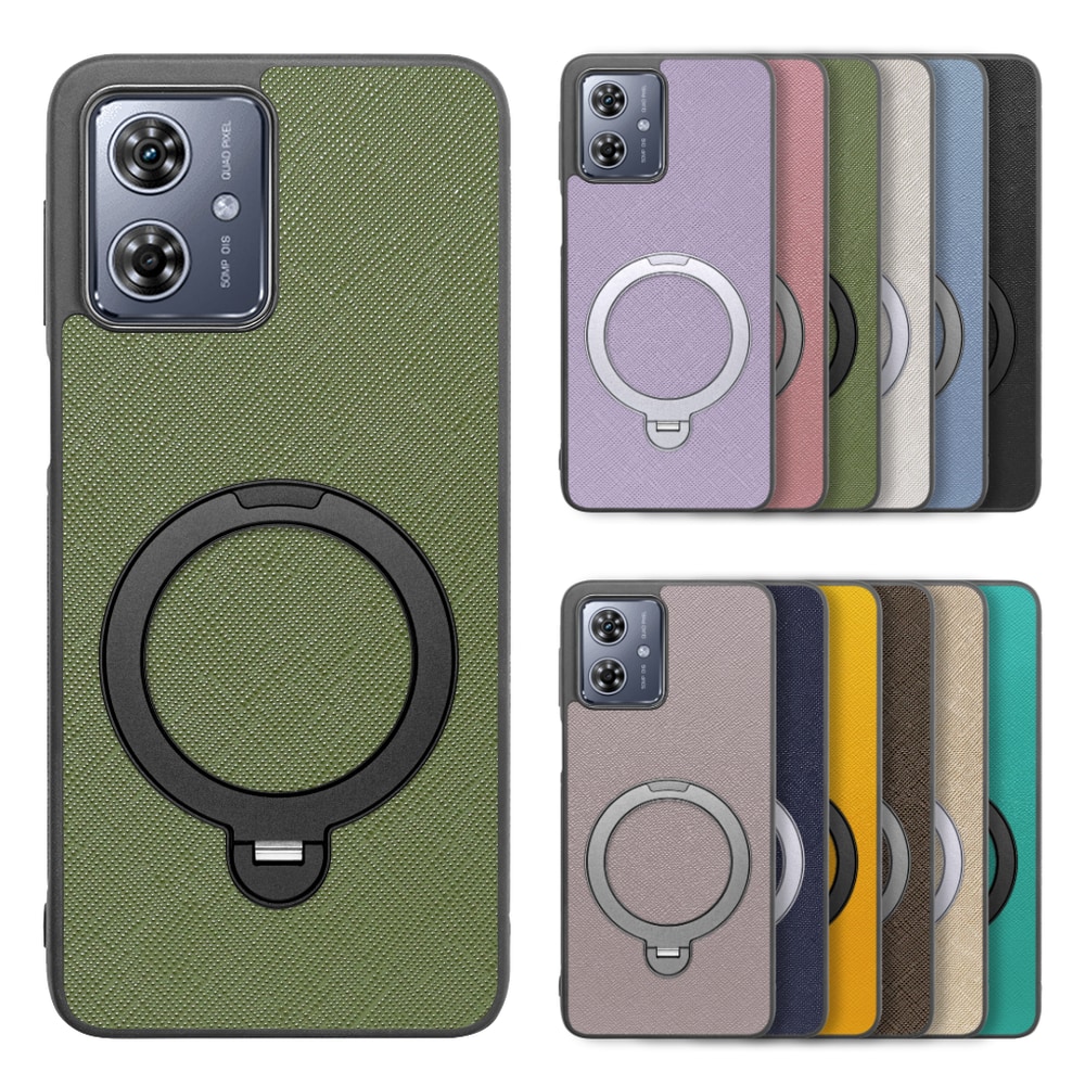 [ LOOF CASUAL MAG-RING Series ] moto g64 5G / g64y 5G  スマホケース 背面 ケース カバー ハードケース マグネット内蔵の薄型多機能リング付 スタンド [ moto g64 5G / g64y 5G ]
