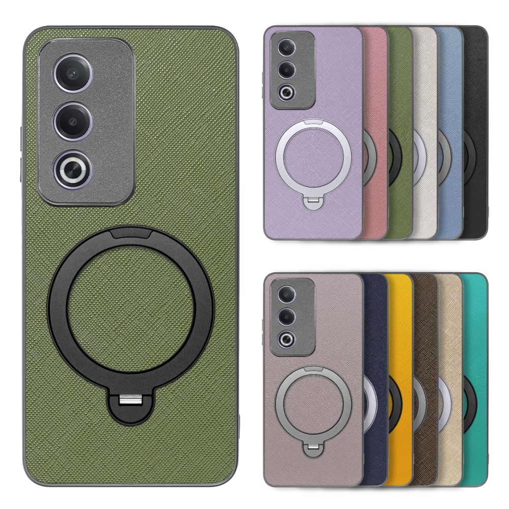 [ LOOF CASUAL MAG-RING Series ] OPPO A3 5G CPH2639 スマホケース 背面 ケース カバー ハードケース マグネット内蔵の薄型多機能リング付 スタンド [ OPPO A3 5G ]