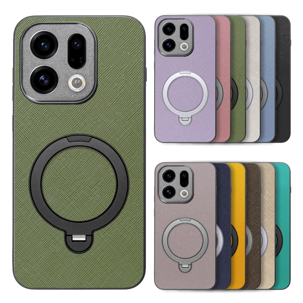 [ LOOF CASUAL MAG-RING Series ] OPPO Find X9 OPG07 CPH2797 スマホケース 背面 ケース カバー ハードケース マグネット内蔵の薄型多機能リング付 スタンド [ OPPO Find X9 ]