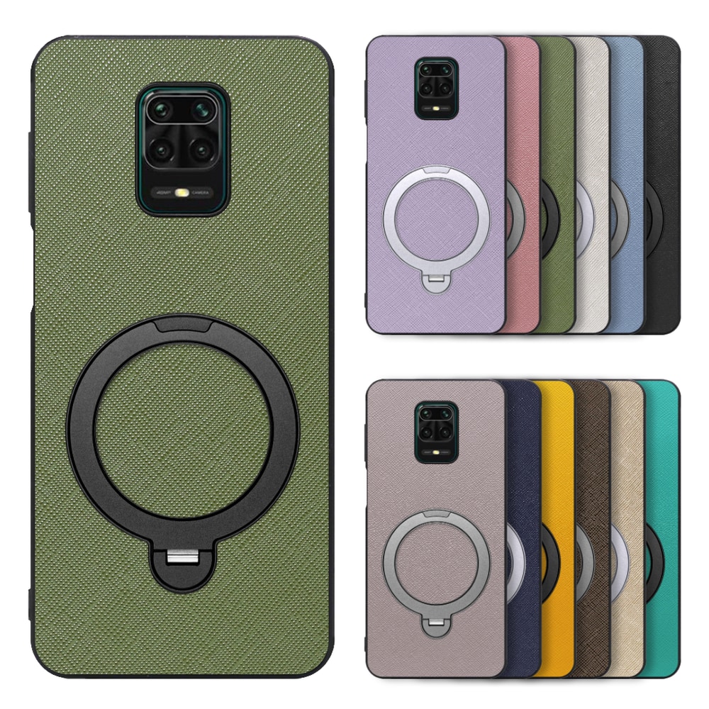 [ LOOF CASUAL MAG-RING Series ] Xiaomi Redmi Note 9S redminote9s note9S redminote スマホケース 背面 ケース カバー ハードケース マグネット内蔵の薄型多機能リング付 スタンド [ Redmi Note 9S ]
