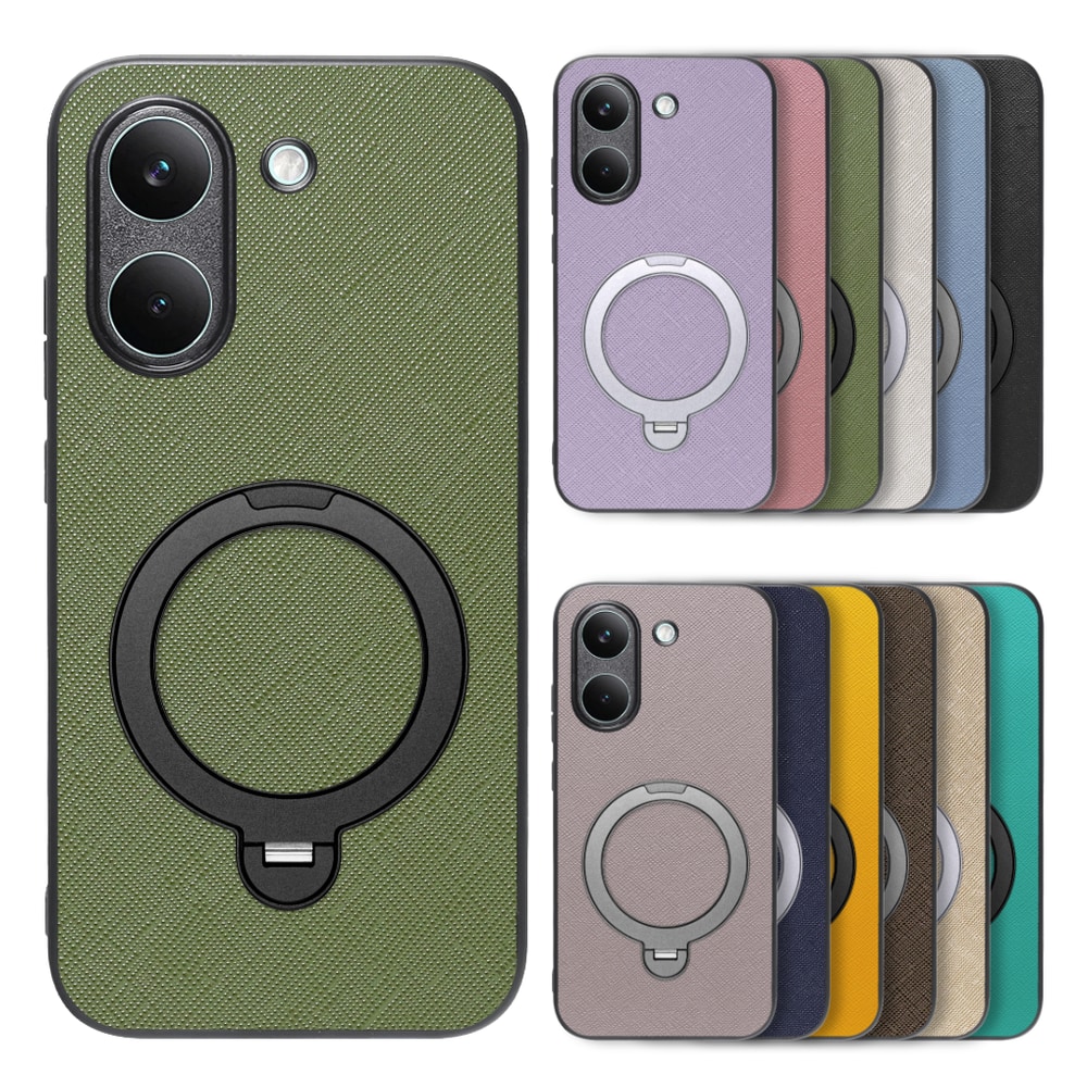 [ LOOF CASUAL MAG-RING Series ] POCO X8 Pro Xiaomi シャオミ スマホケース 背面 ケース カバー ハードケース マグネット内蔵の薄型多機能リング付 スタンド [ POCO X8 Pro ]