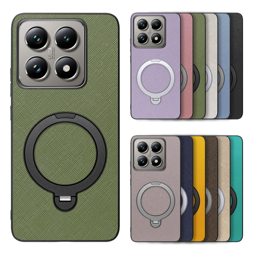 [ LOOF CASUAL MAG-RING Series ] Xiaomi 14T Pro  14TPro スマホケース 背面 ケース カバー ハードケース マグネット内蔵の薄型多機能リング付 スタンド [ Xiaomi 14T Pro  ]