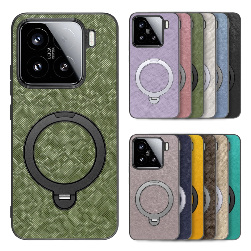 [ LOOF CASUAL MAG-RING Series ] Xiaomi 15 シャオミ スマホケース 背面 ケース カバー ハードケース マグネット内蔵の薄型多機能リング付 スタンド [ Xiaomi 15 ]